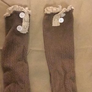 Footed boot socks